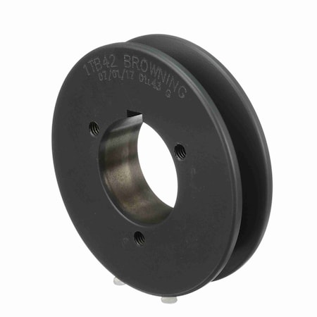 Browning 1 Groove Cast Iron Bushed Bore Multiple Sheave, 1TB42 1TB42